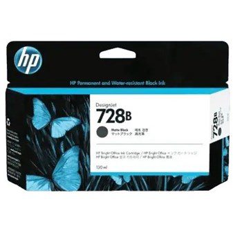 HP 728B 300ml Matte Black DesignJet Ink Cartridge